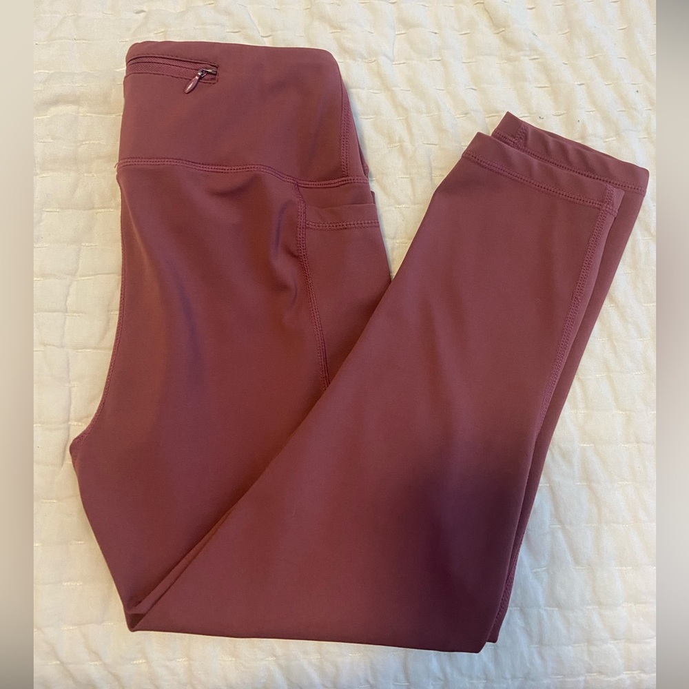 Senita Athletics mauve pink leggings XS EUC